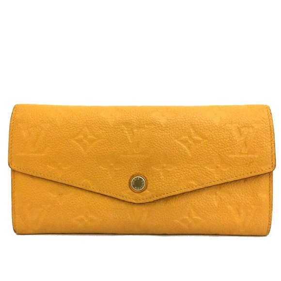 Louis Vuitton Monogram Empreinte Jeanne Leather Long Trifold Wallet /1K7593 - Picture 1 of 8